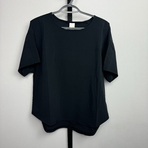 NWT Lole Olivie Tee Shirt Black Size M - Picture 1 of 9